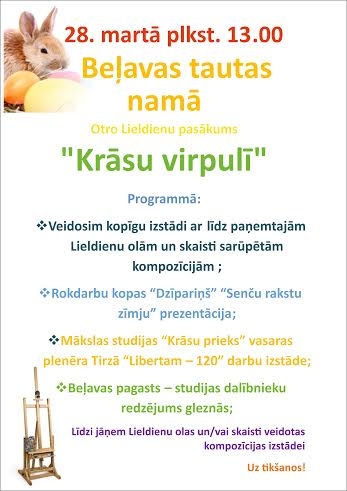 Beļavas tautas namā - Otro Lieldienu pasākums