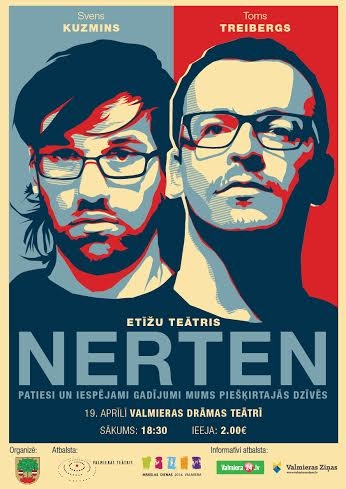 Valmieras Drāmas teātrī - īpaša etīžu teātra “NERTEN” viesizrāde