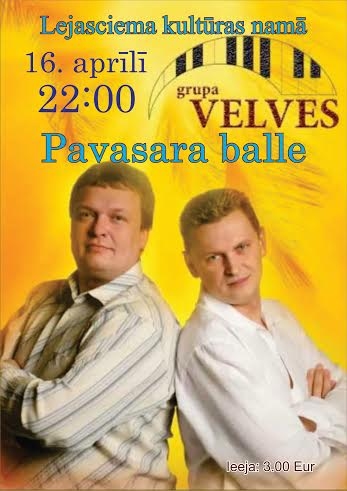 Lejasciema kultūras namā - Pavasara balle