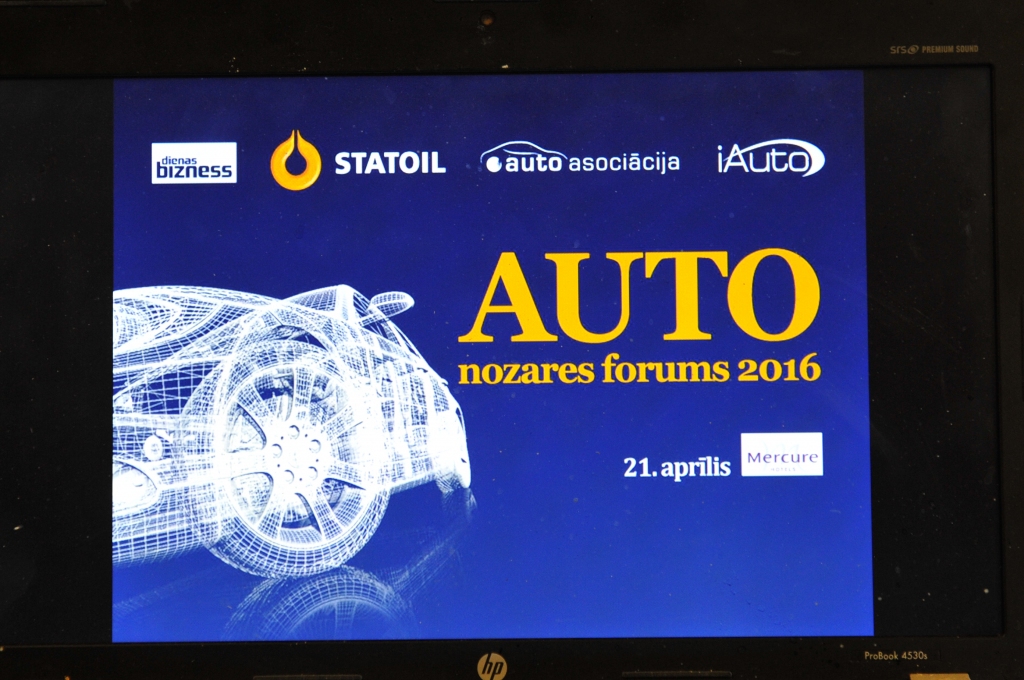 FOTO: Auto nozares foruma norise un uzvarētāja apbalvošana