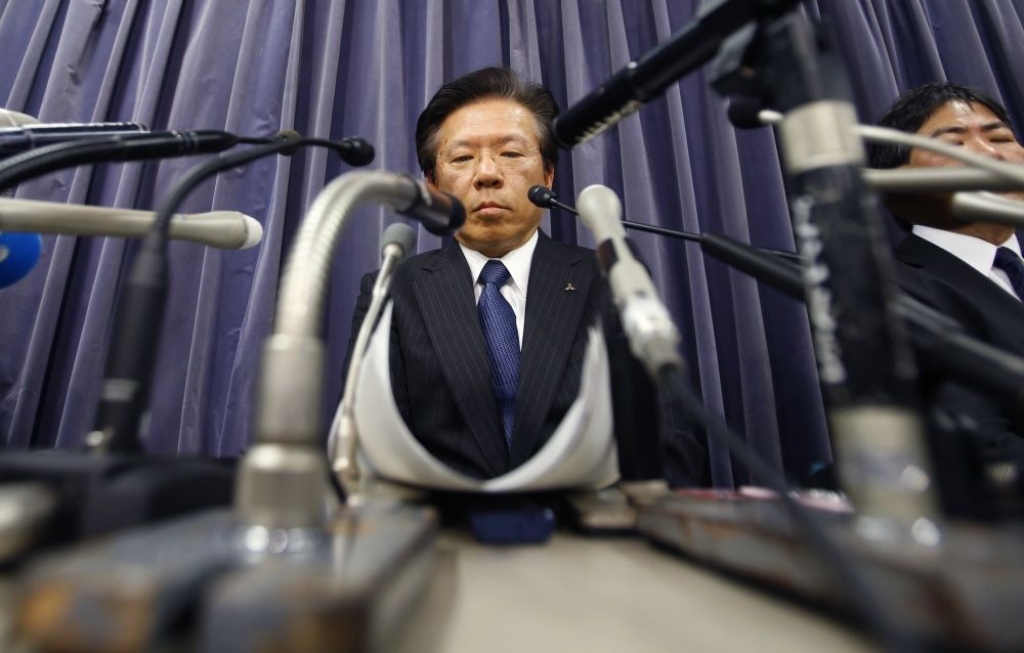 Mitsubishi prezidents: «Es varu tikai atvainoties»