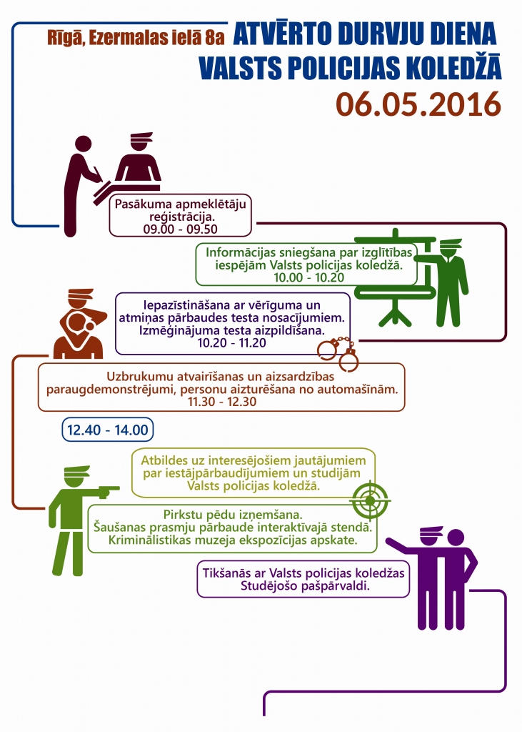 Aicinām uz Valsts policijas koledžas Atvērto durvju dienu!