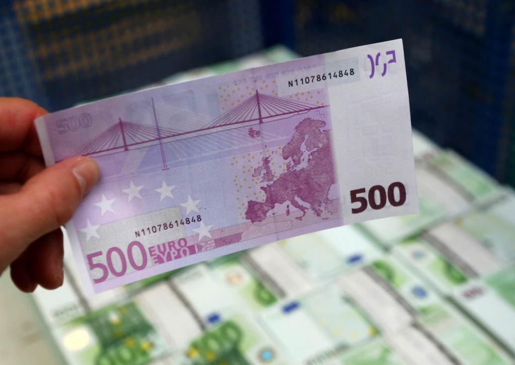 Pārtrauks 500 eiro banknošu izgatavošanu