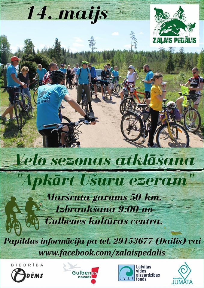 Velosezonas atklāšana "Apkārt Ušura ezeram"