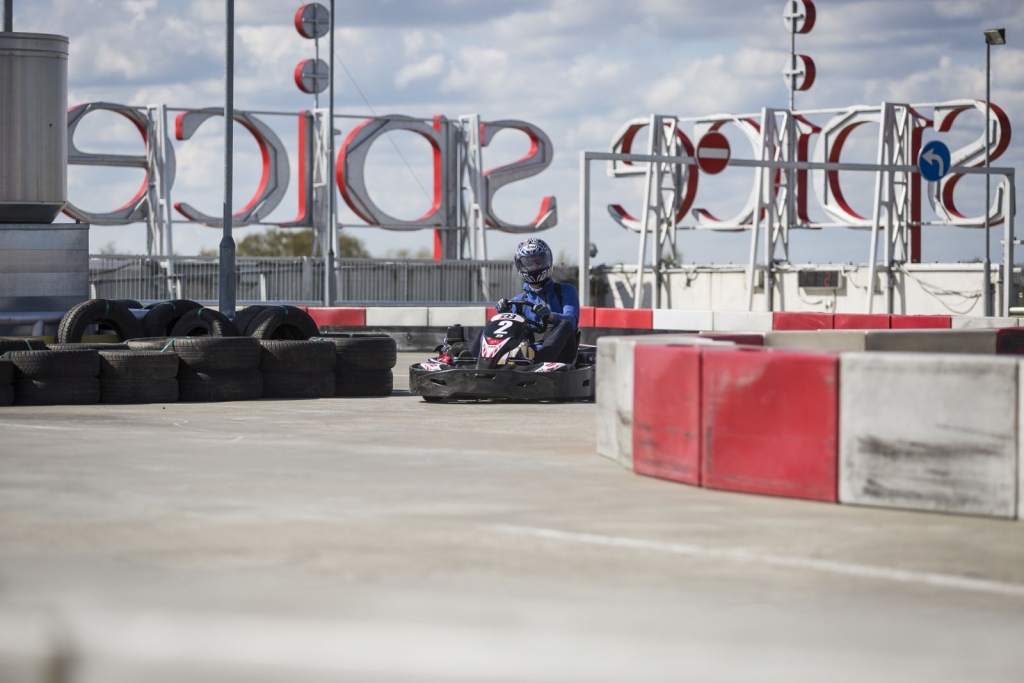 Kartingu trasē uz tirdzniecības centra Spice jumta ieguldīti 75 tūkstoši eiro