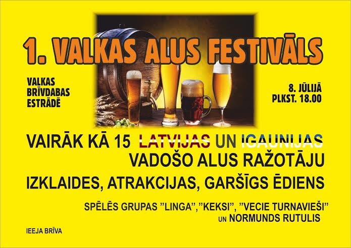 Valkā - 1.Alus festivāls