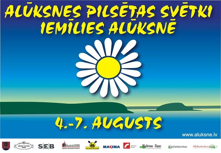 “Iemīlies Alūksnē!” – aicina Alūksnes pilsētas svētki no 4. līdz 7. augustam