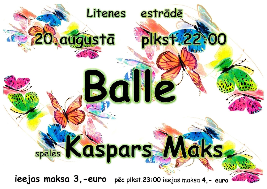  Litenes brīvdabas estrādē - balle