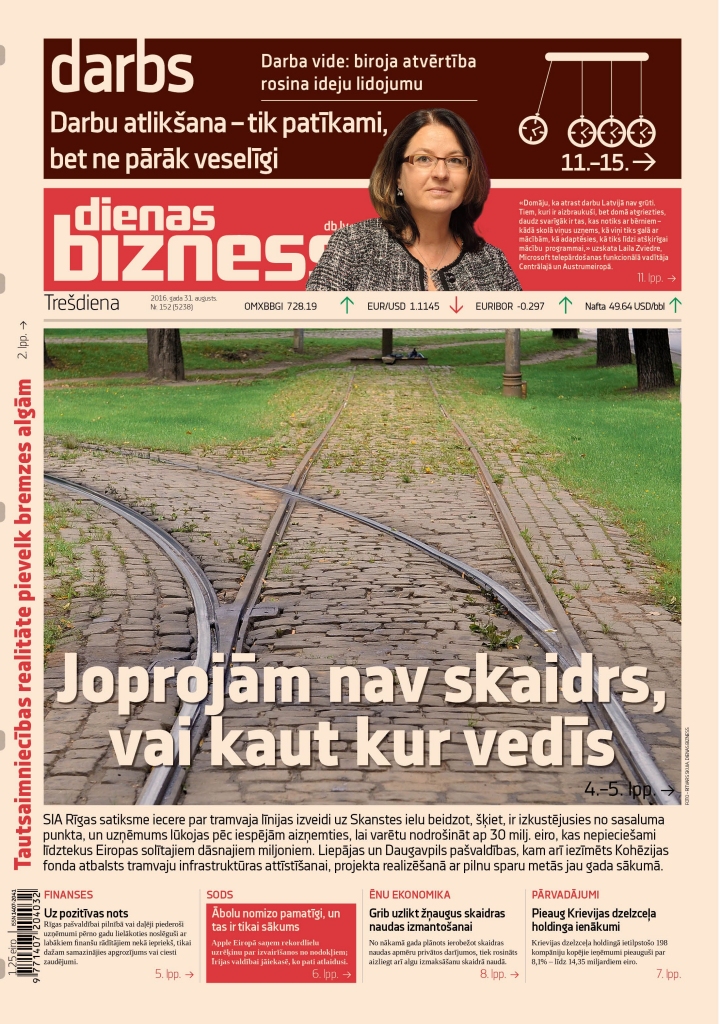 Iespējams, tramvajs ir izkustējies  