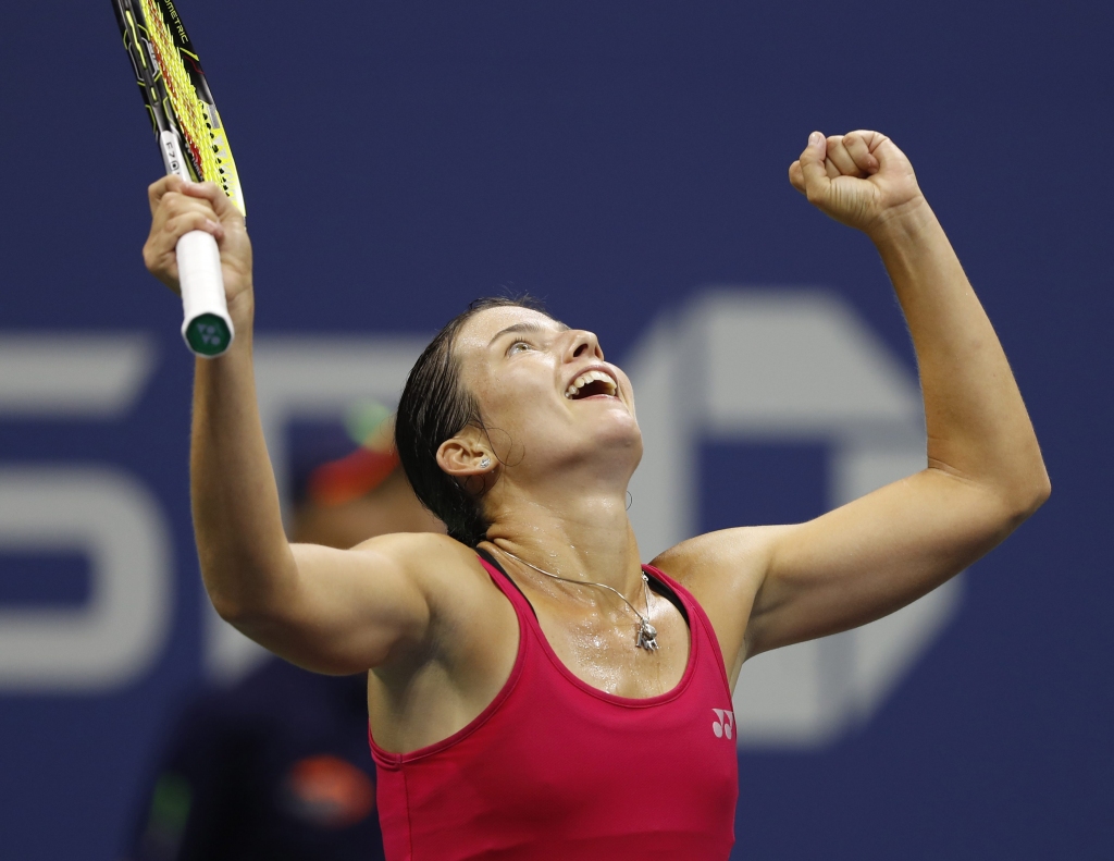 Sevastova pārspēj pasaules trešo raketi Mugurusu, izcīnot lielāko uzvaru karjerā