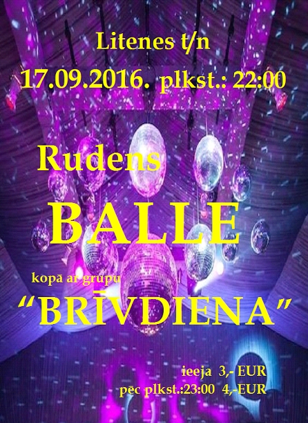 Litenes tautas namā - Rudens balle