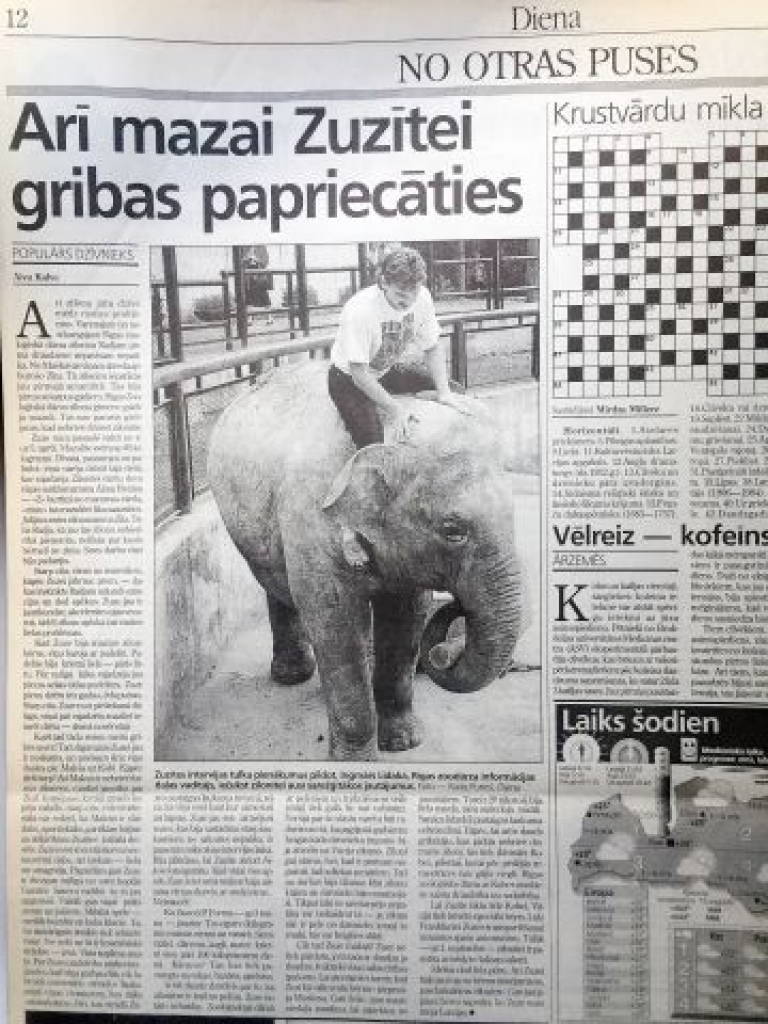 Vēsture Dienā: Atvadas no Zuzes