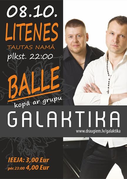 Litenē - balle kopā ar grupu "Galaktika"