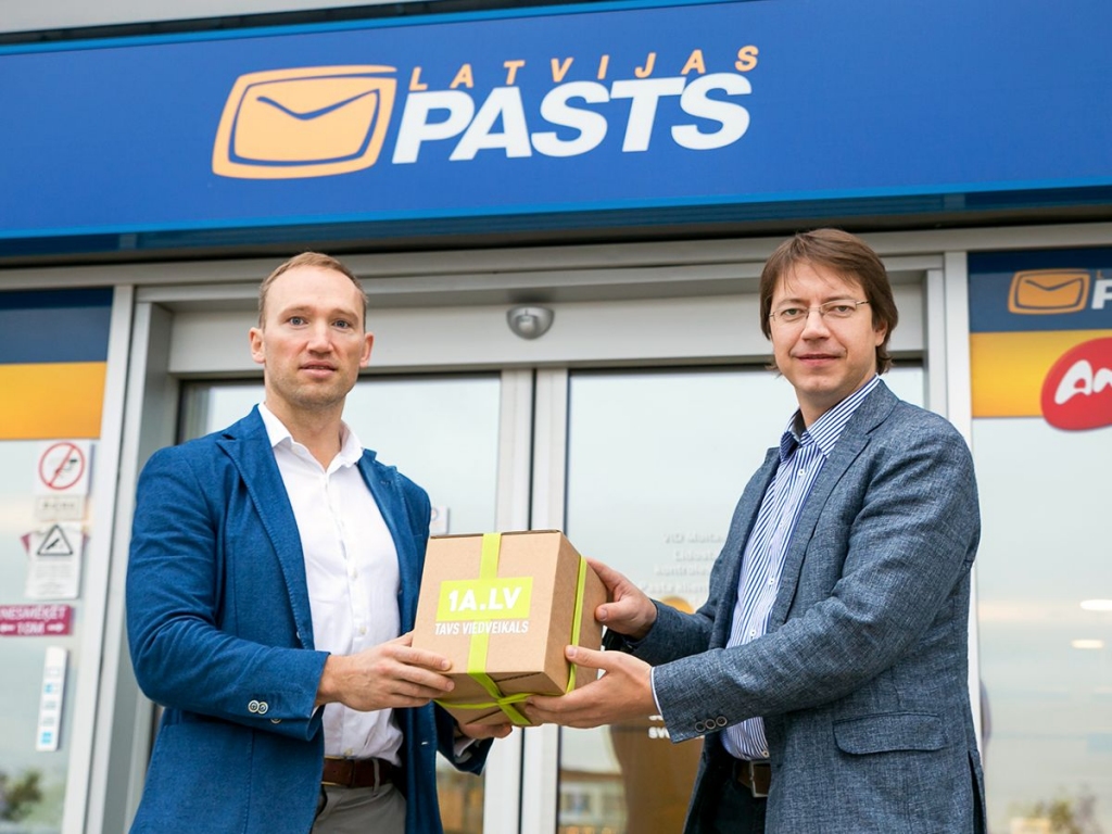 Latvijas Pasts sāk sadarbību ar vienu no lielākajiem Latvijas interneta veikaliem