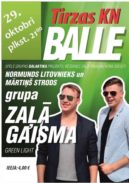 Tirzā - balle ar grupu "Zaļā gaisma"