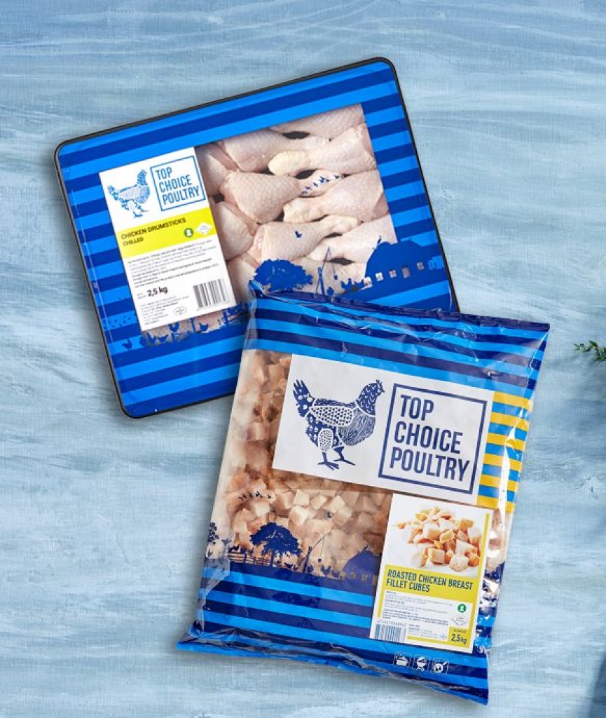 Zīmola Top Choice Poultry produkti nopērkami Nīderlandē un Zviedrijā