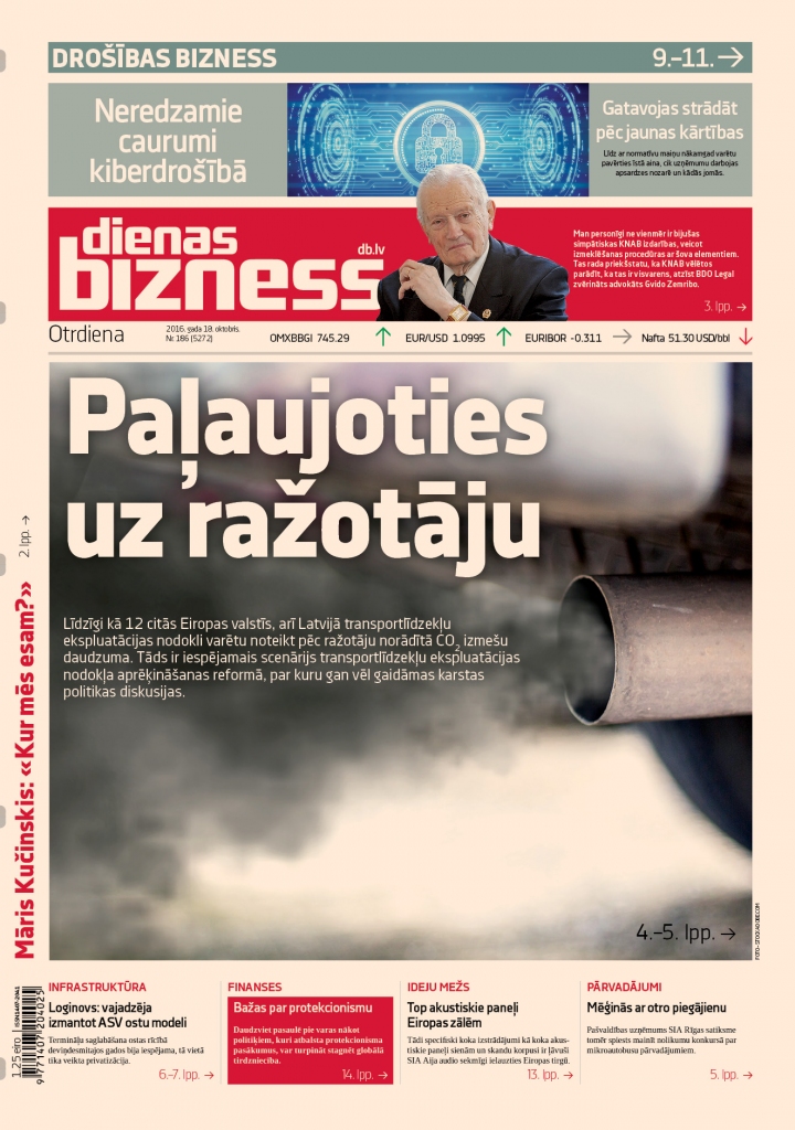 CO2 izmešu nodoklis - pēc ražotāju norādītā
