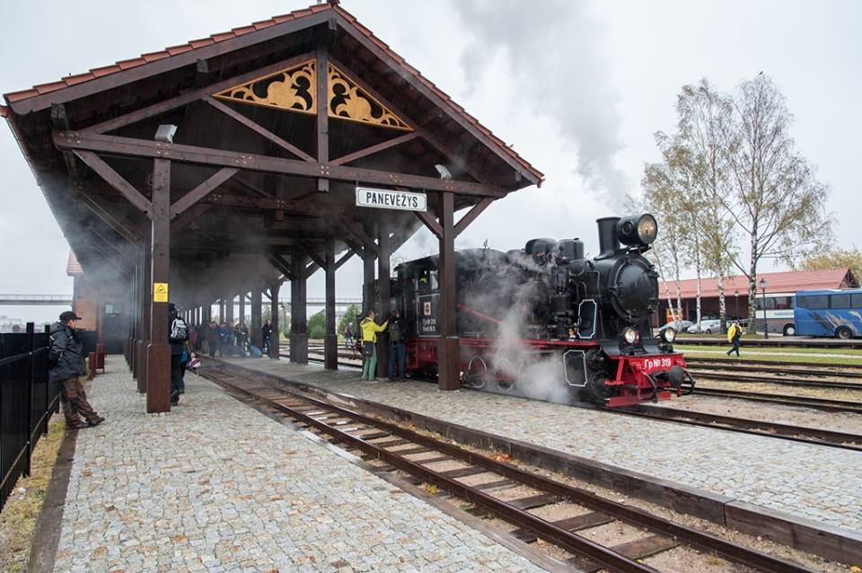 Foto: Ferdinads piedalās dzelzceļa svētkos Panevežā (Lietuva)