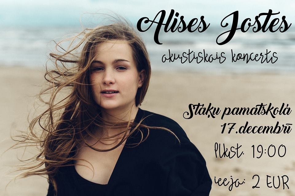 Stāķos - Alises Jostes akustiskais koncerts