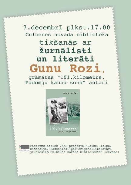 Bibliotēkā aicina uz tikšanos ar rakstnieci un publicisti Gunu Rozi