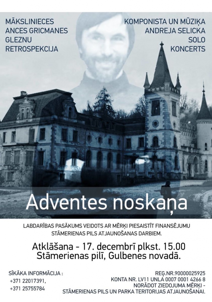 Labdarības pasākums Stāmerienas pilī