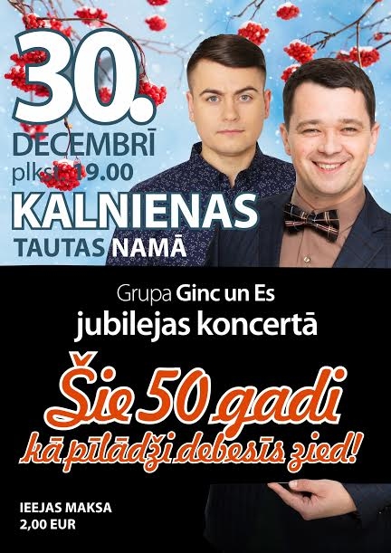 Kalnienā - jubilejas koncerts