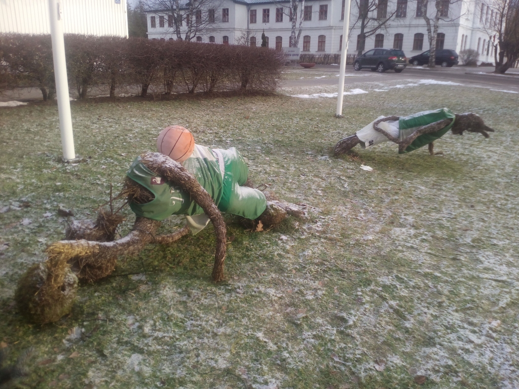 Salmu zaķi gar zemi