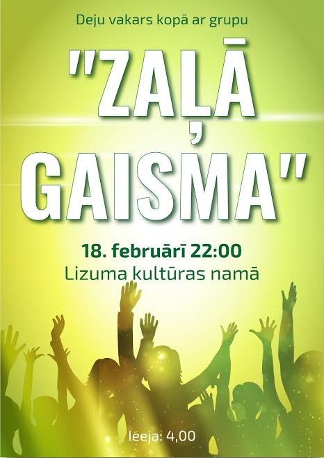 Lizumā - deju vakars