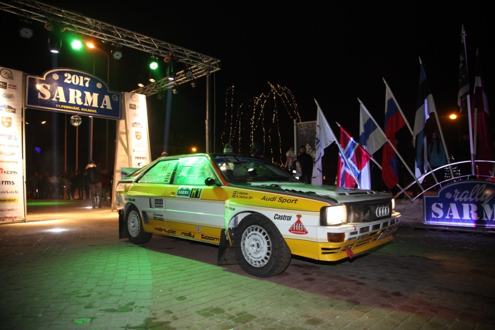 Rallijs "Sarma 2017': pārliecinoši uzvar somu sportists Rovanpera (labots)