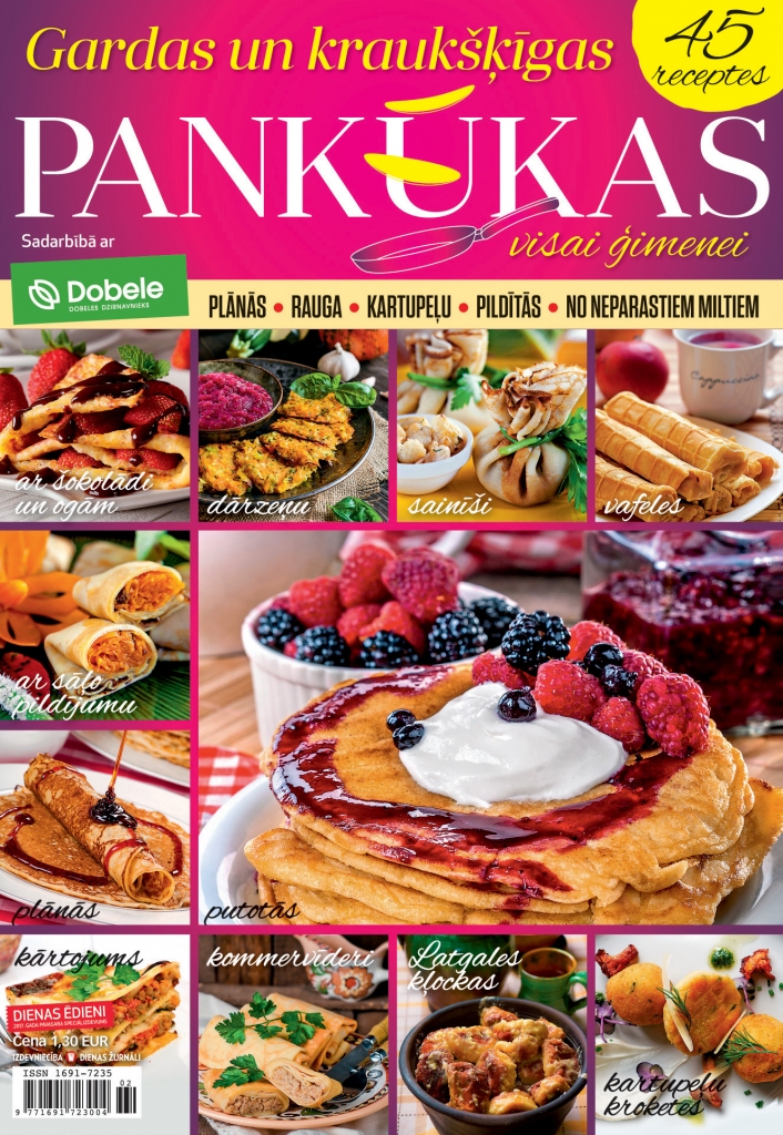 Vairāk nekā 40 dažādu pankūku recepšu