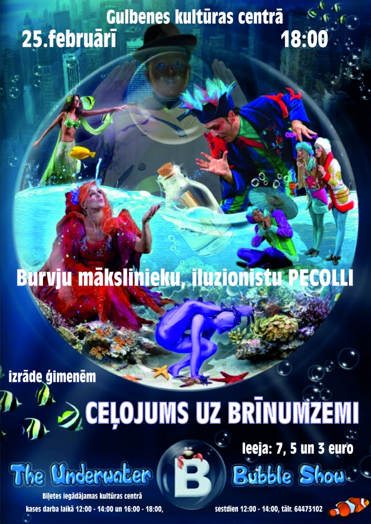 Burvju mākslinieki vedīs uz Brīnumzemi