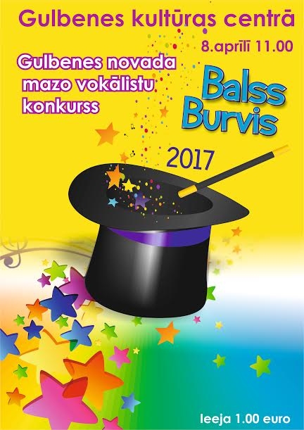 Gulbenes novada mazo vokālistu konkurss "Balss burvis 2017"