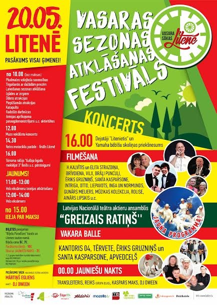 Vasaras atklāšanas pasākums “Vasara sākas Litenē!”