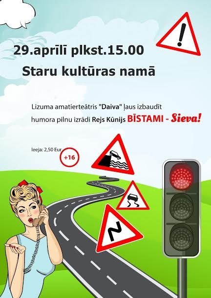 Staros ar izrādi ciemojas Lizuma amatierteātris "Daiva"