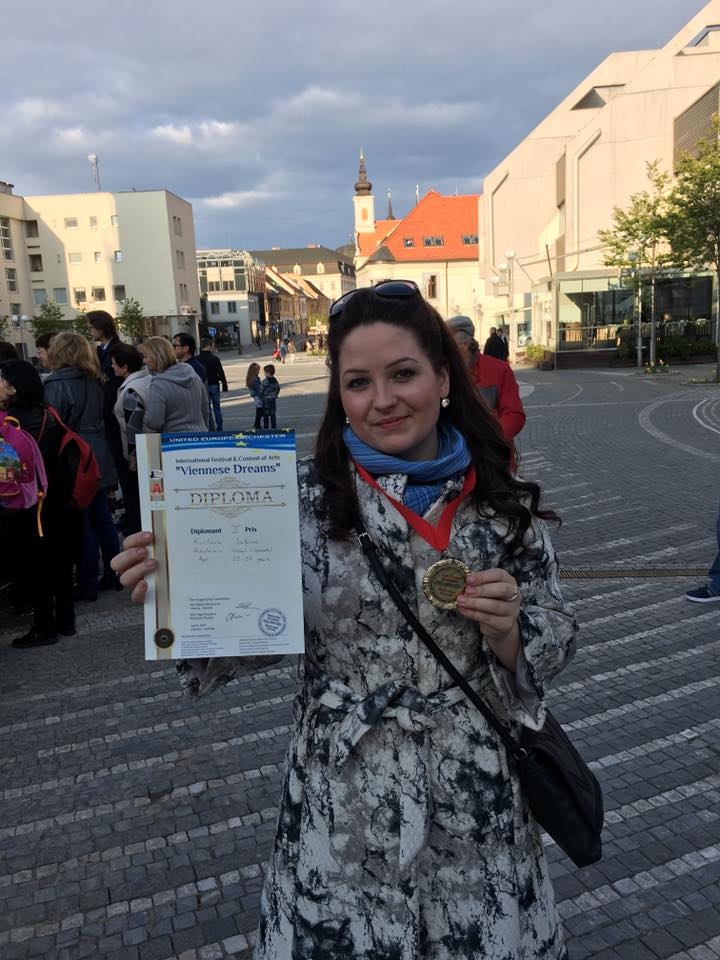 Starptautiskajā konkursā Vīnē mūsu novadniecei Sabīnei Krilovai - 2.vieta