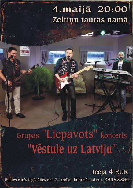 Zeltiņos - grupas "Liepavots" koncerts