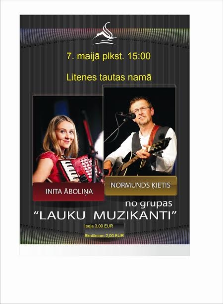 Litenē - Inita Āboliņa un Normunds Ķietis no grupas "Lauku muzikanti"