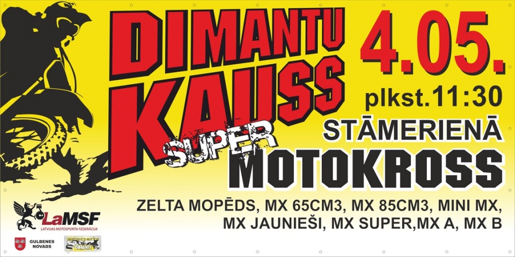  Stāmerienas pagasta motorparkā "Dimanti" - "Dimantu kauss"