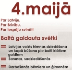 Baltā galdauta svētki novadā 4.maijā