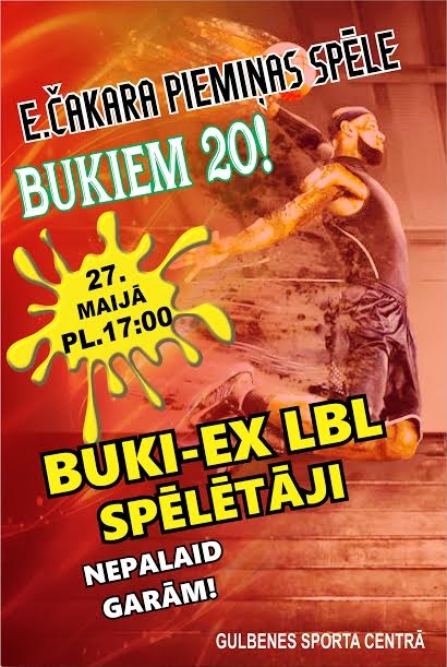 Gulbenes sporta centrā - E.Čakara piemiņas spēles