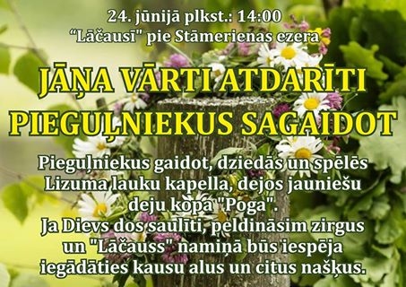 Jāņi "Lāčausī" pie Stāmerienas ezera