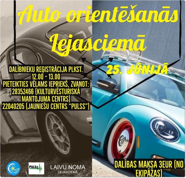Auto orientēšanās Lejasciemā