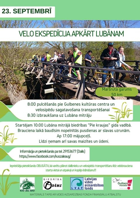 Aicina pieteikties veloekspedīcijai apkārt Lubānam