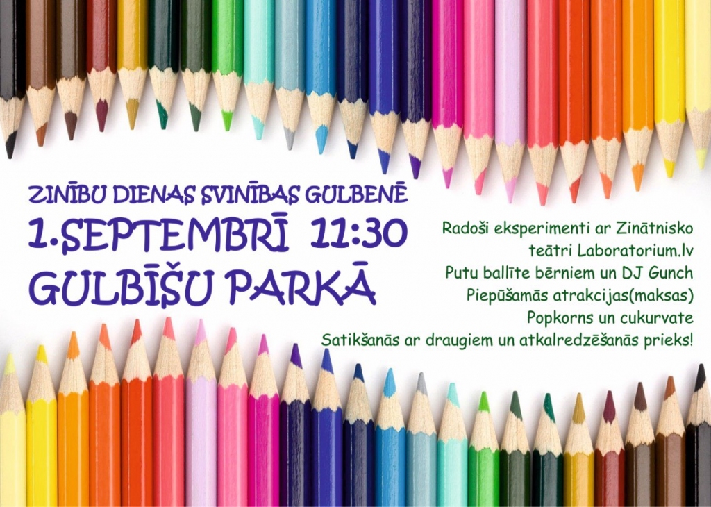 Zinību dienas svinības Gulbenē