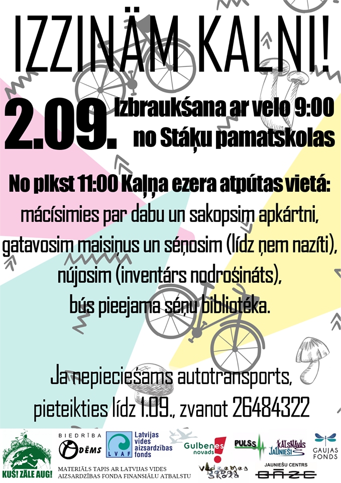 Piedāvā iespēju izzināt Kaļņa ezera apkārtni