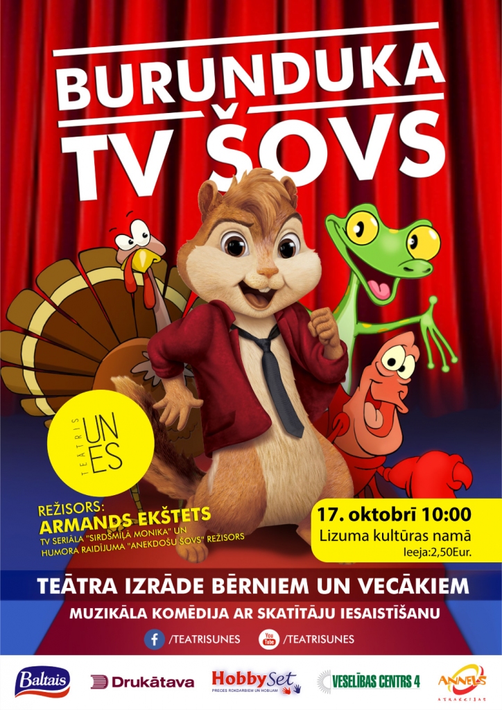 Lizumā "Burunduka TV šovs"