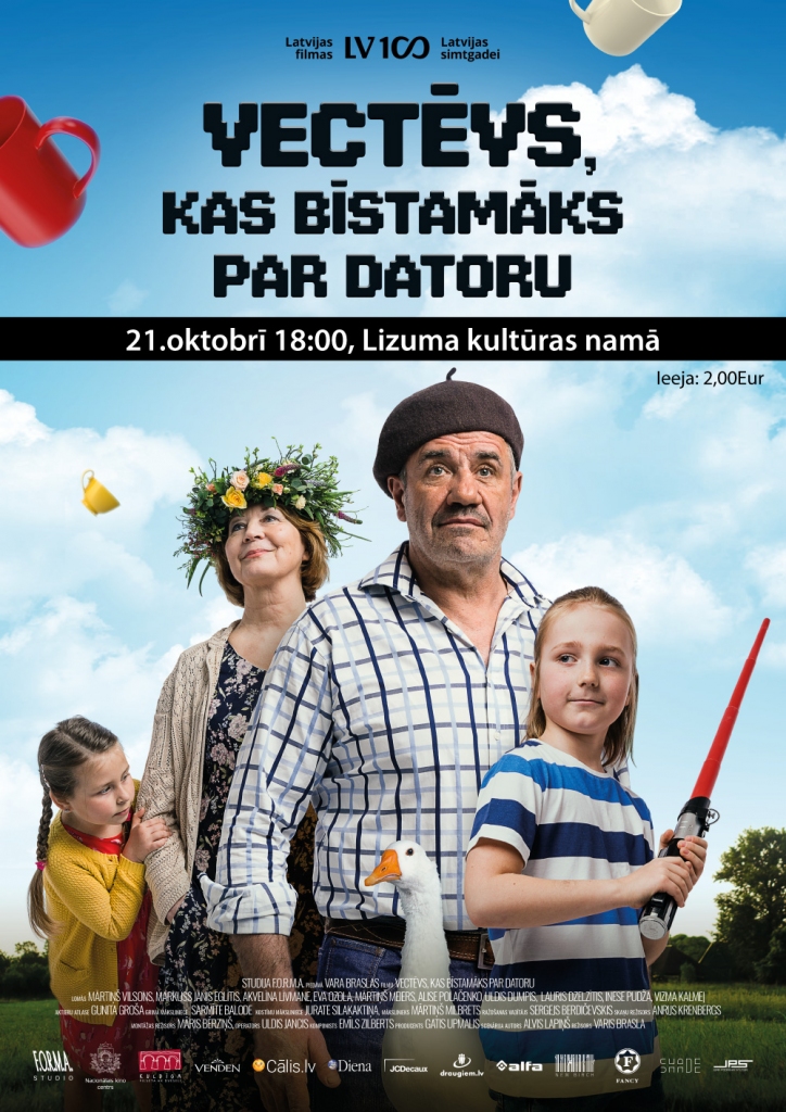 Lizumā - filma 'Vectēvs, kas bīstamāks par datoru"