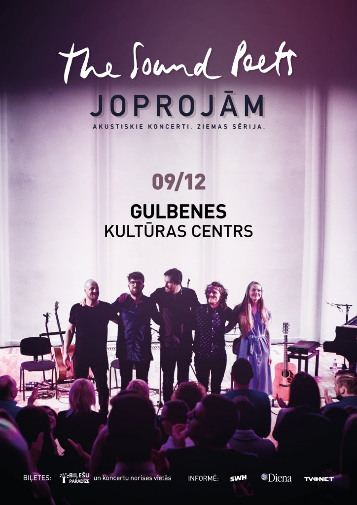  Gulbenes kultūras centrā - "The Sound Poets" koncerts