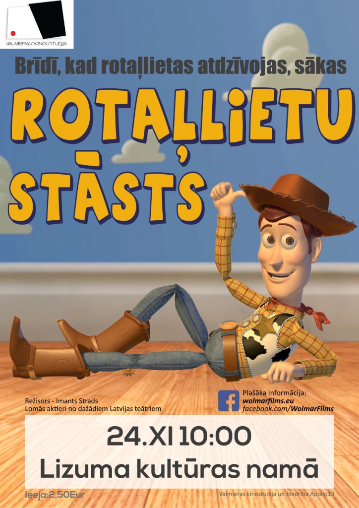 Lizuma kultūras namā - "Rotaļlietu stāsts"
