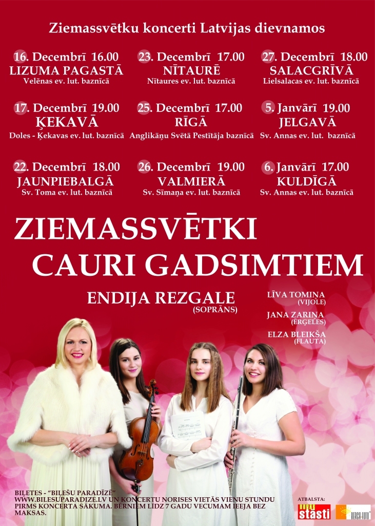 Koncerts "Ziemassvētki cauri gadsimtiem" no Velēnas baznīcas PĀRCELTS uz Lizuma kultūras centru